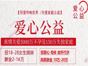 唐山捐卵助孕生子 爱心志愿者招募